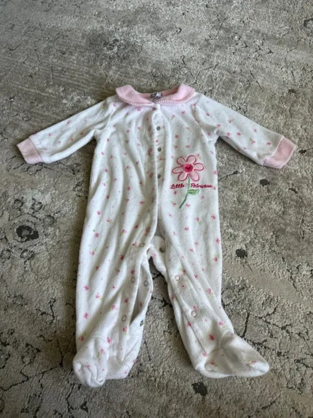 Carters terry cloth jumpsuit